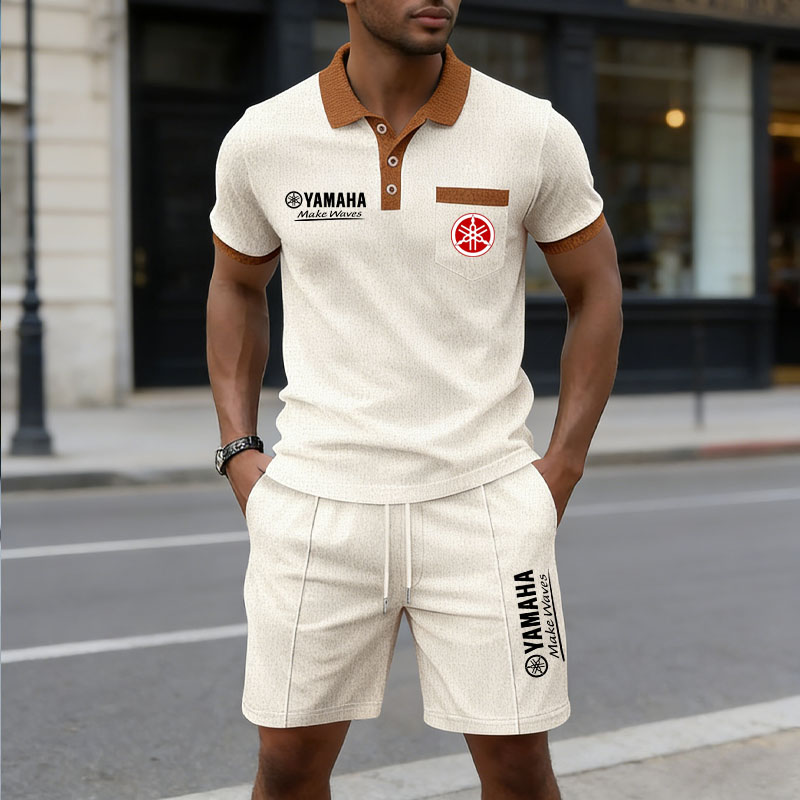 Summer Short Set - Yamaha Men's Multi-Color Waffle Knit Short
