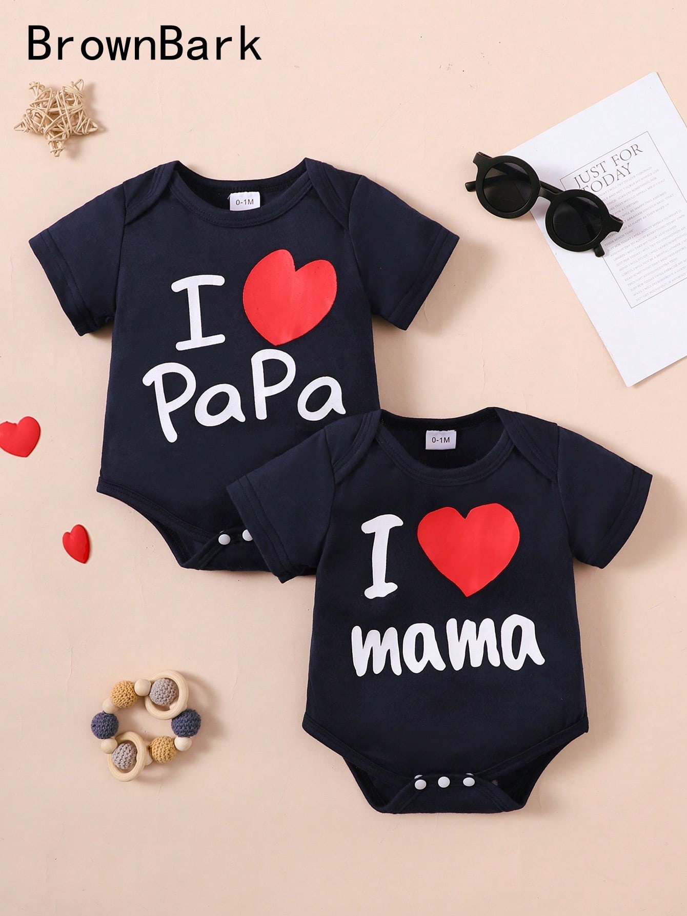 Baby Clothing Brands - 2-Pack, Unisex Summer Cute Casual Short-Sleeve