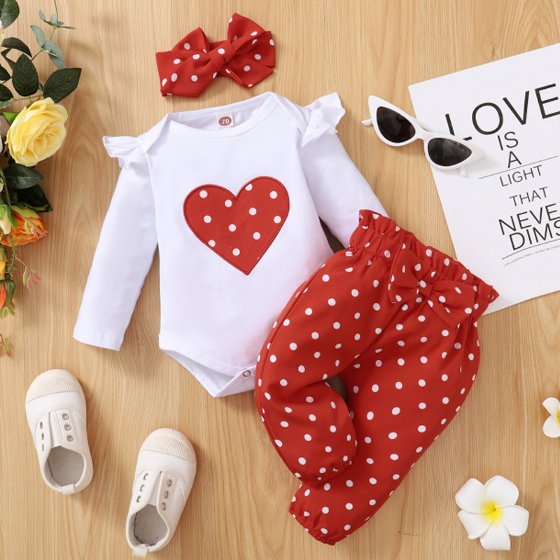 Baby Clothing Clearance - 3PCS Newborn Baby Girl Clothes Set