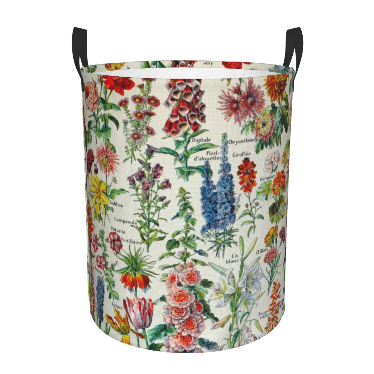 Baby Clothing Basket - Custom Adolphe Millot HD Fleurs Laundry