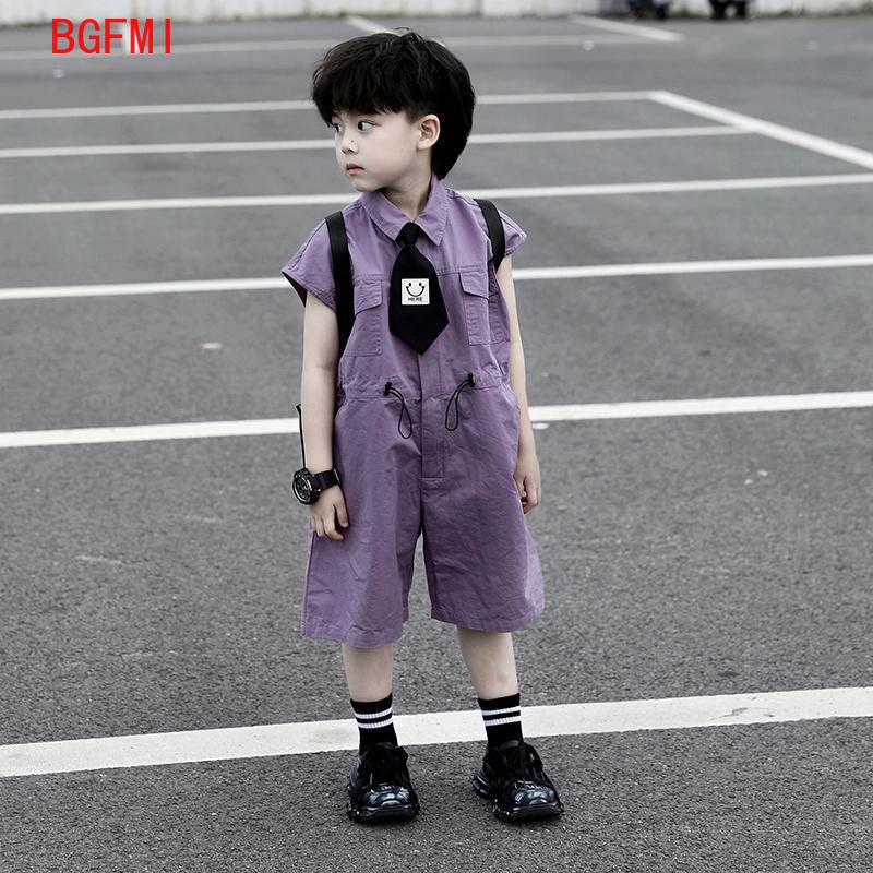 Baby Clothing Us - Kids Summer Shorts Overalls Capri Boys