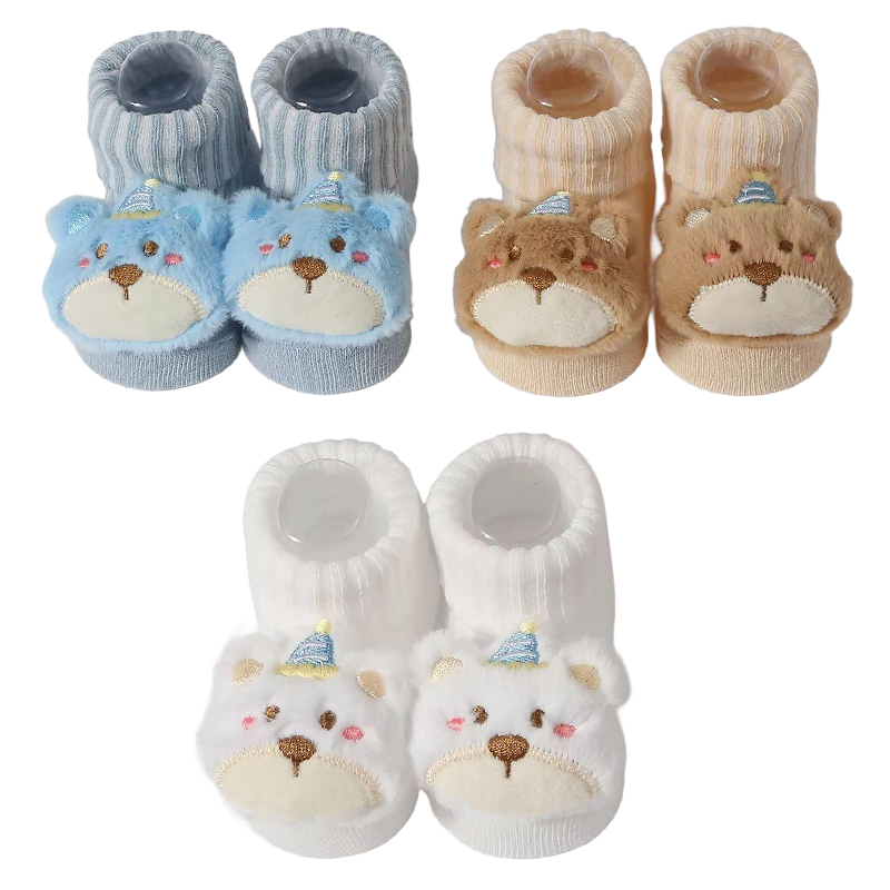 Baby Clothing Kit - 3Pairs/set Baby Socks Girls Boys Newborn