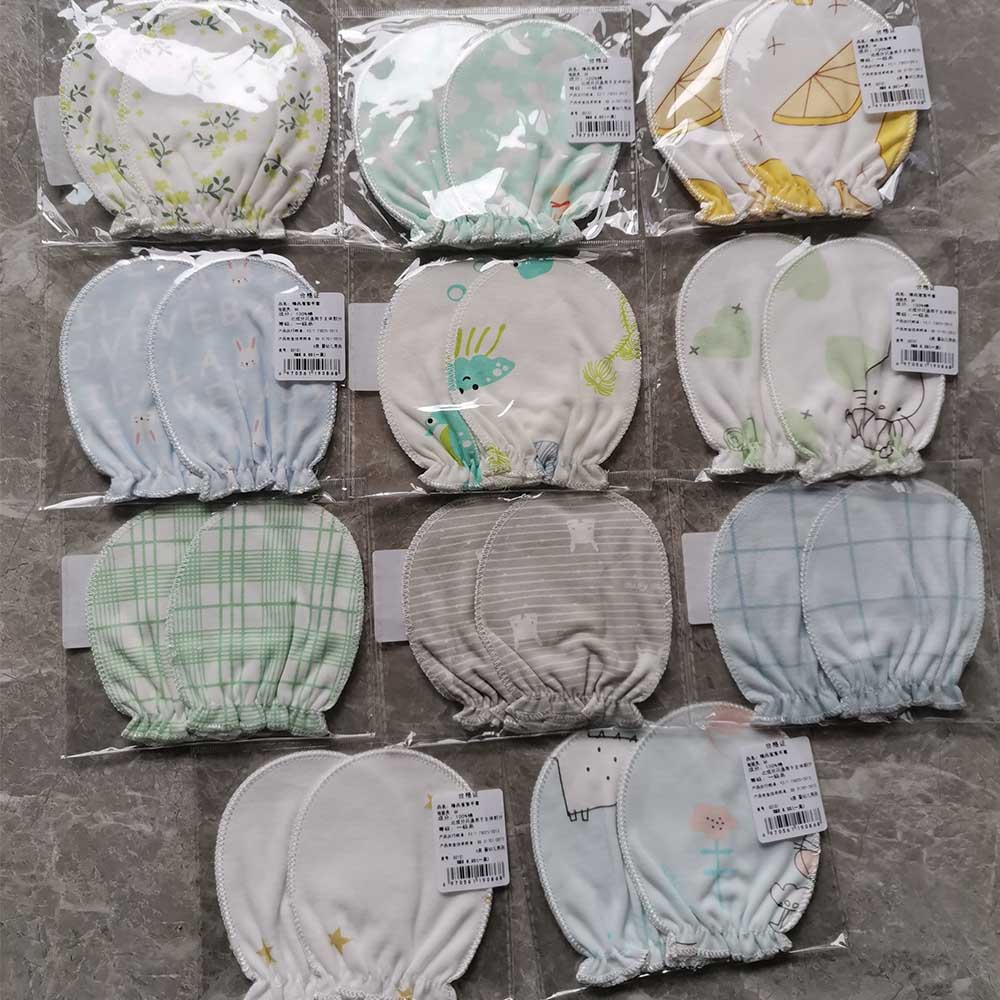 Baby Mittens Scratch - 5 Pairs Anti-Scratch Gloves For Babies