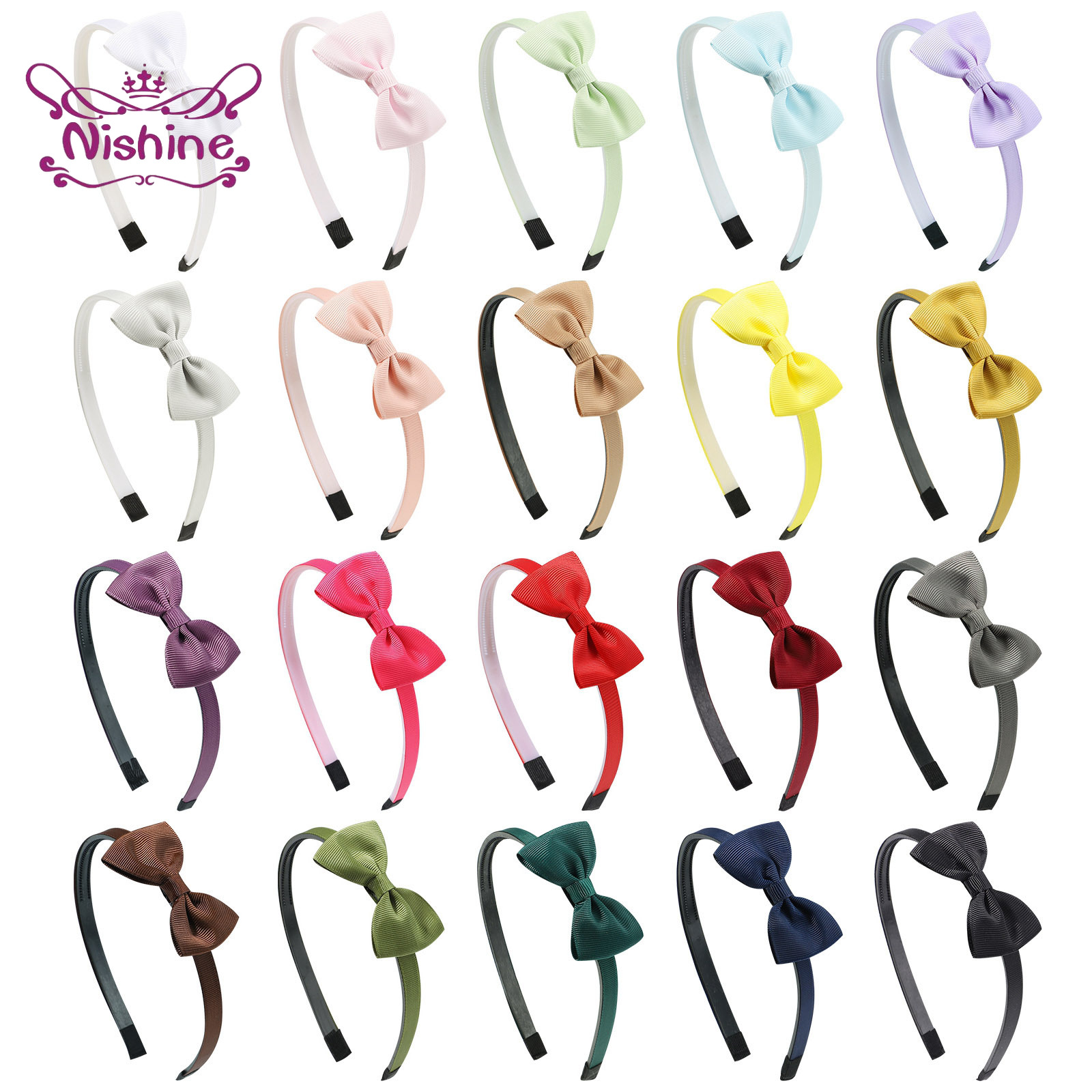Baby Clothing Us - 1PCS Ribbon Bow Knot Headband Children