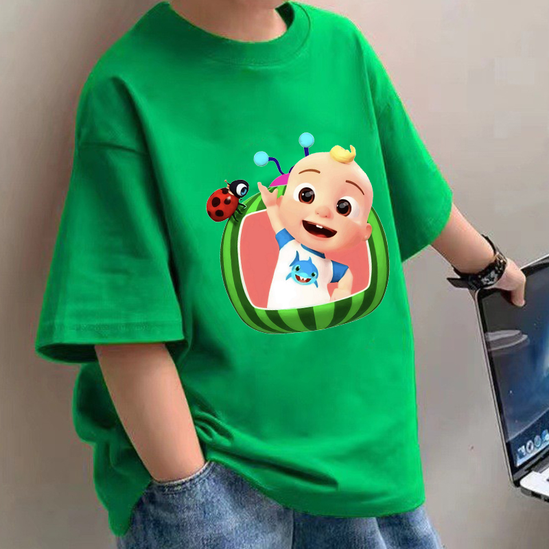 Baby Clothing Us - Cocomelons Baby T-Shirts Anime Cotton Short