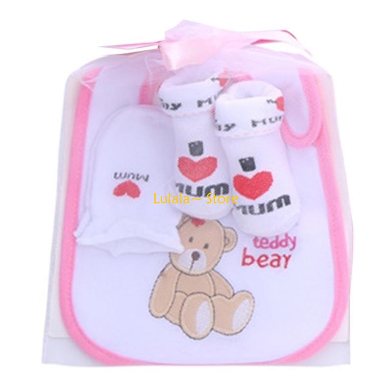 Y4QA Bibs Socks Gloves 0-6 Mon - огляд і ціна Baby Mittens Scratch
