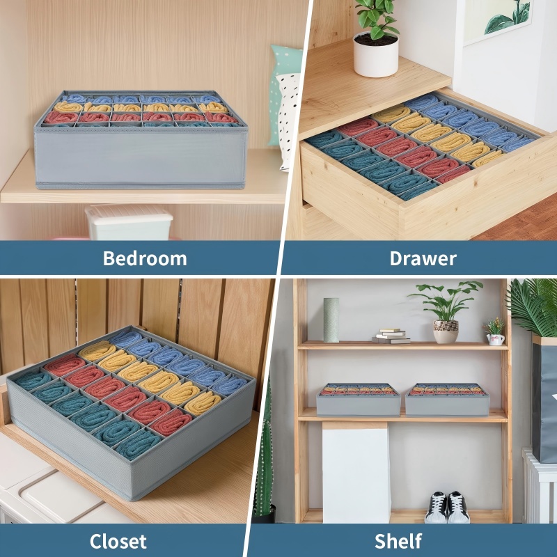 24 Grid Foldable Storage Organ - огляд і ціна Baby Clothing Organizer