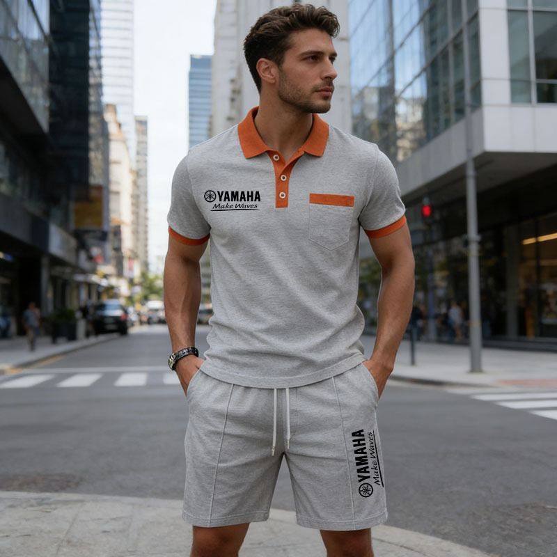 Yamaha Men's Multi-Color Waffl - огляд і ціна Summer Short Set