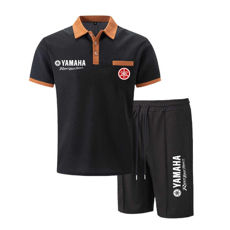 Yamaha Men's Multi-Color Waffl - огляд і ціна Summer Short Set