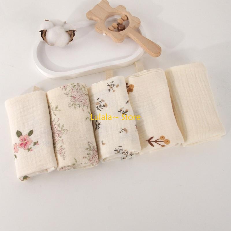 Y4QA Pack of 5pcs Soft Baby Wa - огляд і ціна Printed Bibs Pack