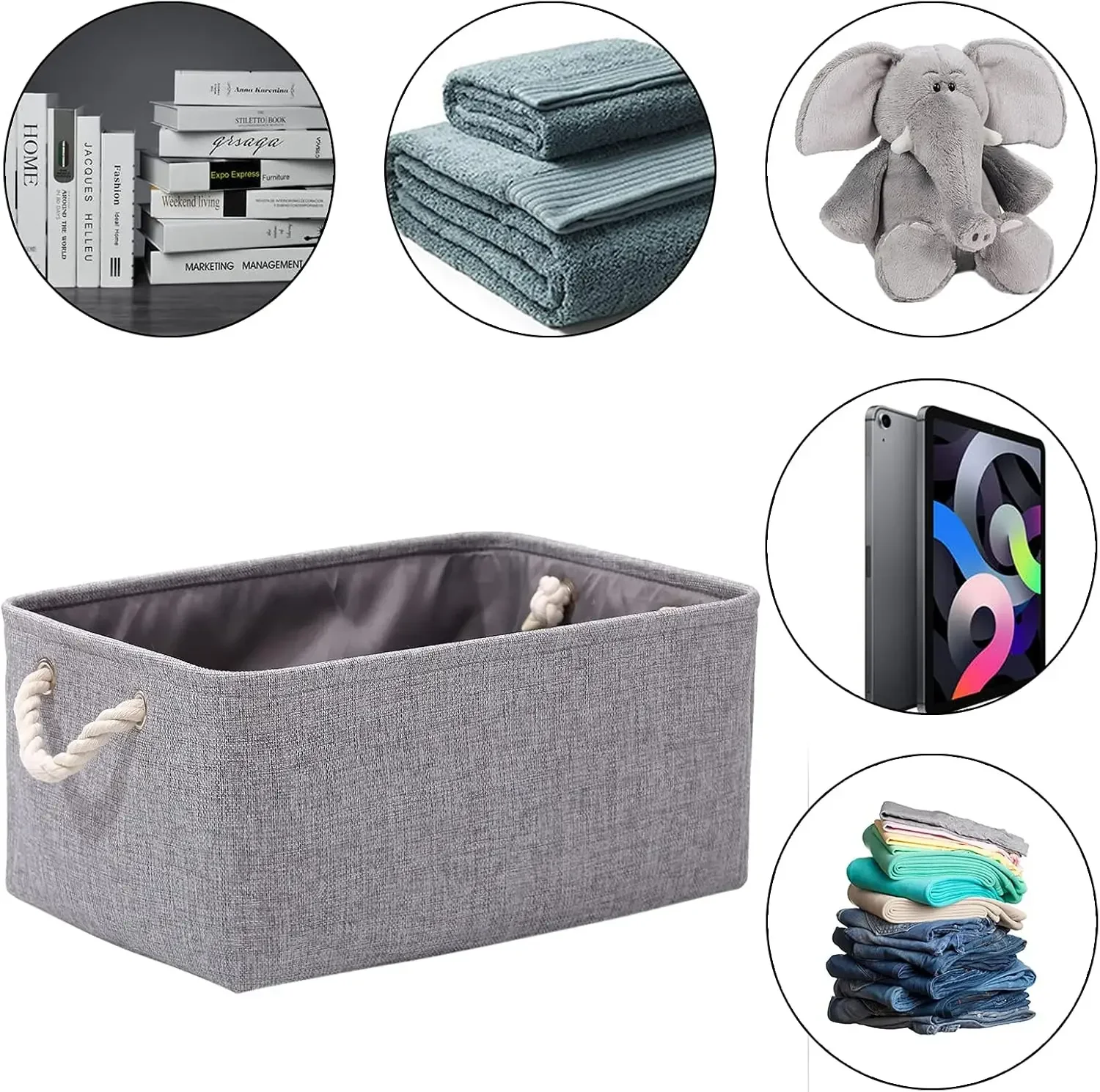 Foldable Linen Storage Basket  - огляд і ціна Baby Clothing Basket