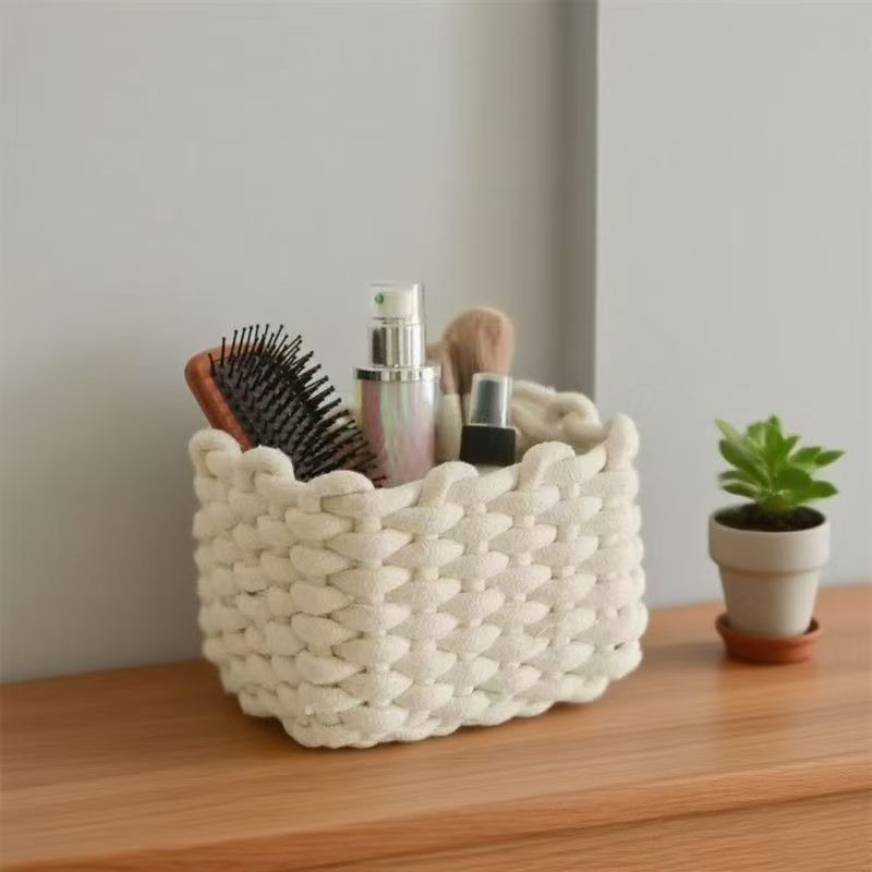 Artisanal Cotton Rope Storage  - огляд і ціна Baby Clothing Basket