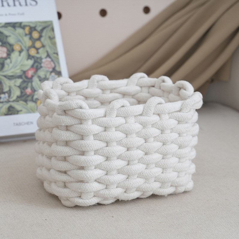 Artisanal Cotton Rope Storage  - огляд і ціна Baby Clothing Basket