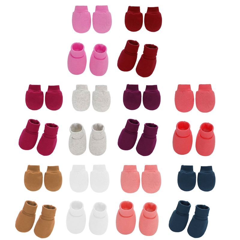 Baby Soft Cotton Gloves Foot C - огляд і ціна Baby Mittens Scratch