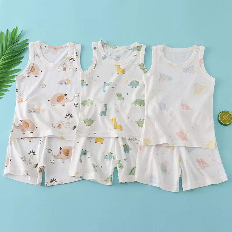 Kids Bamboo Cotton Vest Suit S - огляд і ціна Baby Clothing Kit