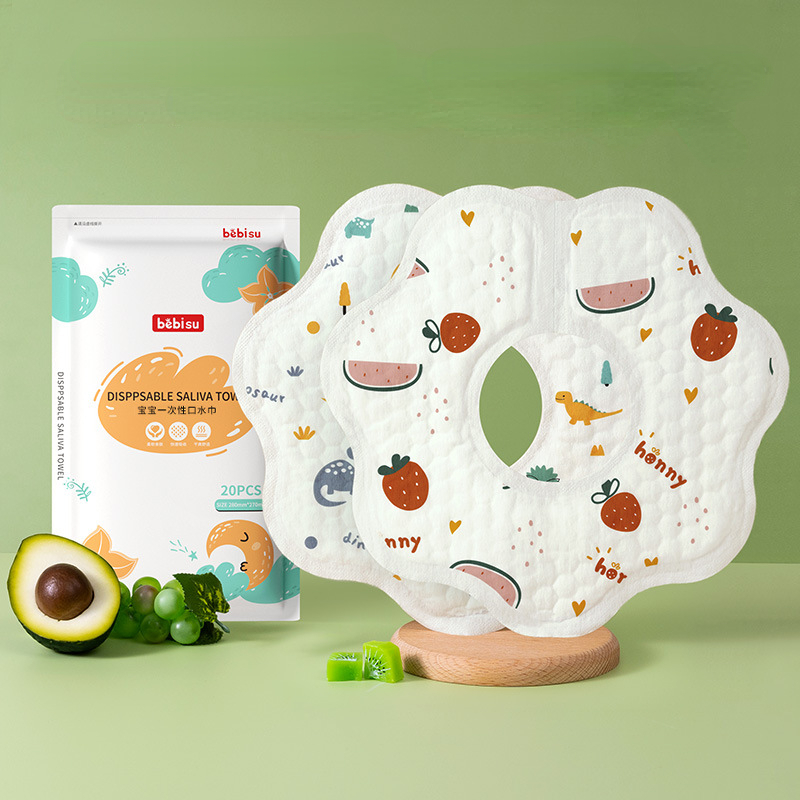 Disposable Baby Bib 20pcs/pack - огляд і ціна Printed Bibs Pack