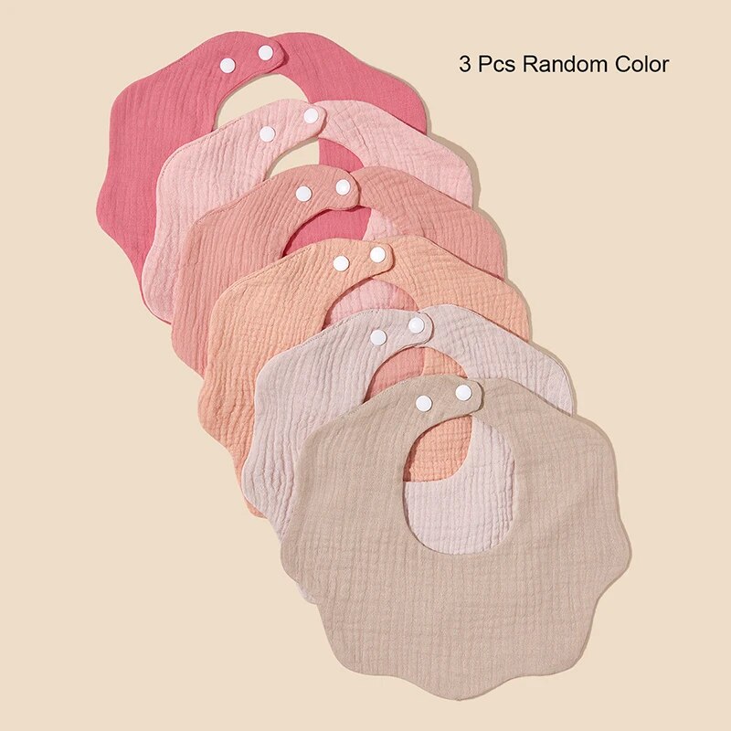 3 Packs (Random Color) Baby Ba - огляд і ціна Printed Bibs Pack