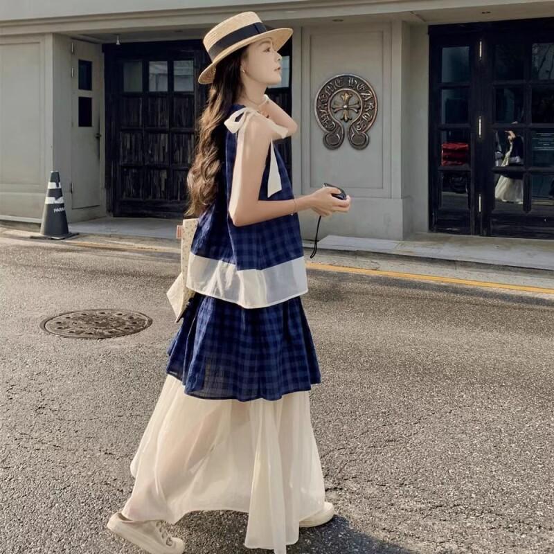Women's Blue Plaid Two Piece S - огляд і ціна Summer Short Set