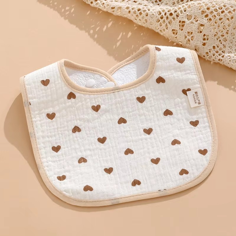 7pcs/pack Cartoon Print Baby B - огляд і ціна Printed Bibs Pack