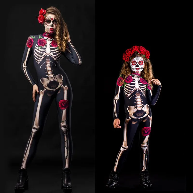 Rose Skeleton Adult Kids Scary - огляд і ціна Baby Clothing Onesies
