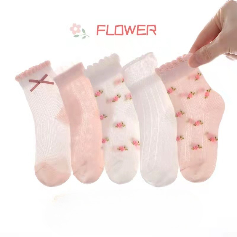 Girls Socks Cute Flowers Patte - огляд і ціна Baby Clothing Patterns Free