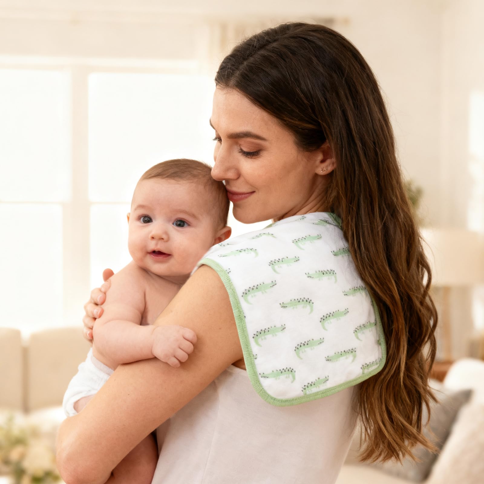 Benoxine 8-Pack Organic Cotton - огляд і ціна Printed Bibs Pack