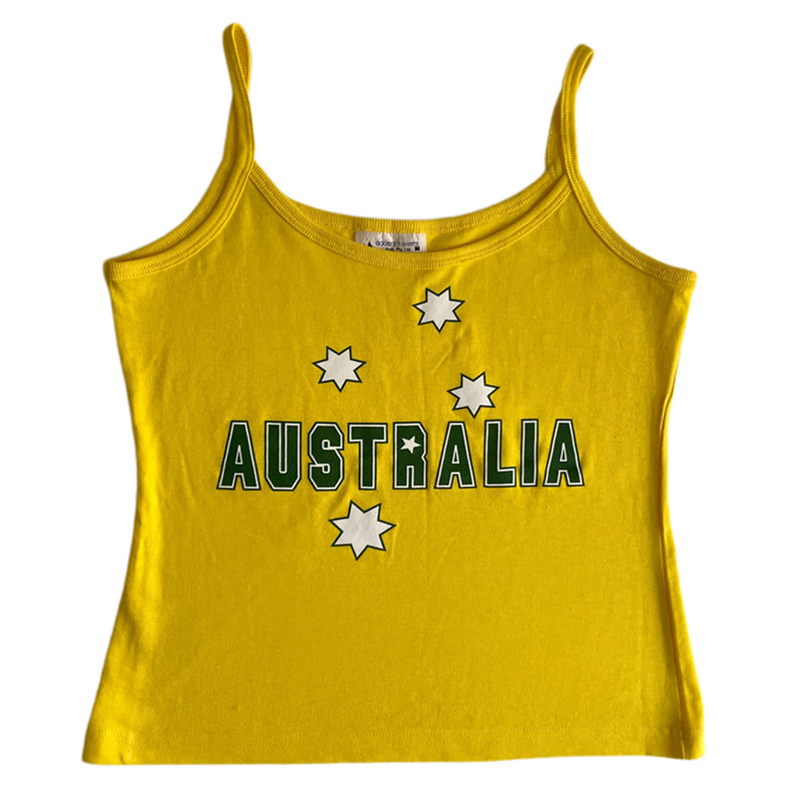 Yellow Printed Y2k Clothes Vin - огляд і ціна Baby Yellow Clothing Women