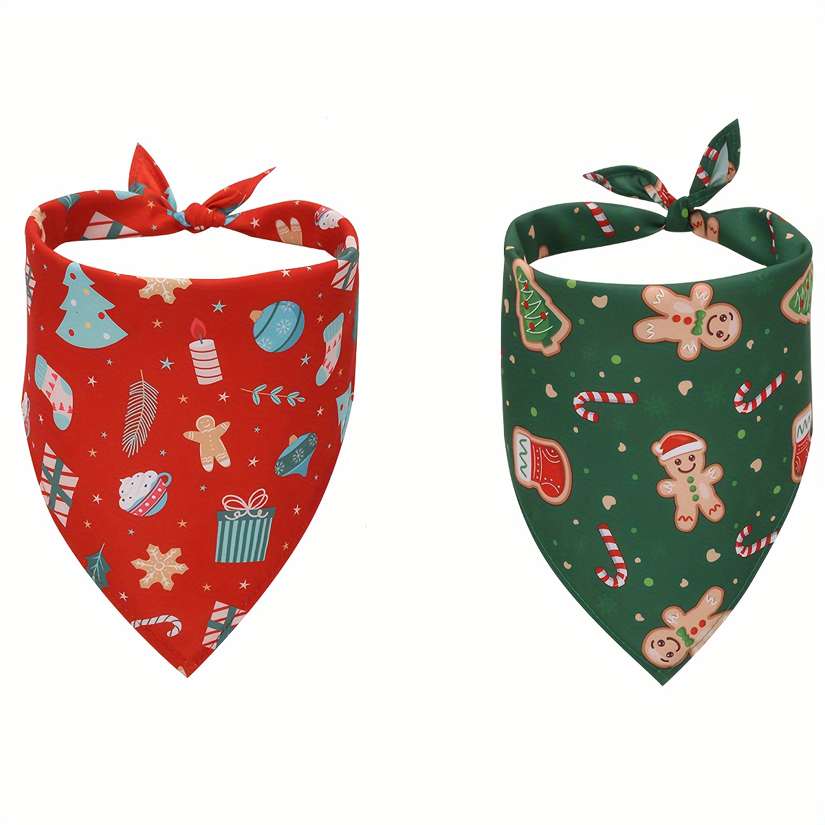 2-pack Christmas dog scarf, Ch - огляд і ціна Printed Bibs Pack