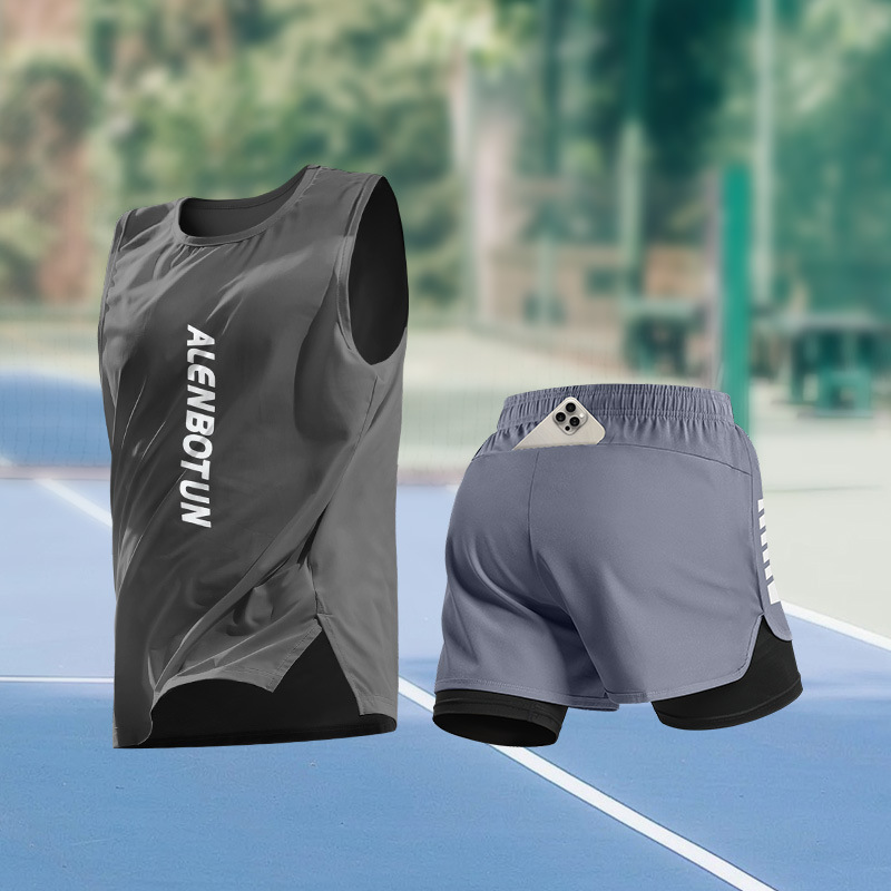 Men Running Sports Set Summer  - огляд і ціна Summer Short Set