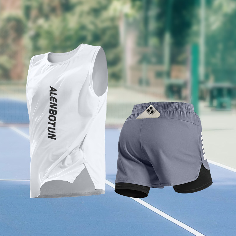 Men Running Sports Set Summer  - огляд і ціна Summer Short Set