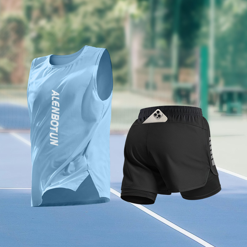 Men Running Sports Set Summer  - огляд і ціна Summer Short Set