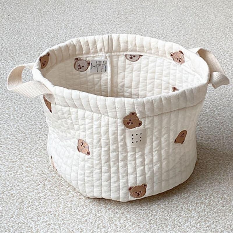 Cute Bear Embroidery Diaper Ba - огляд і ціна Baby Clothing Basket