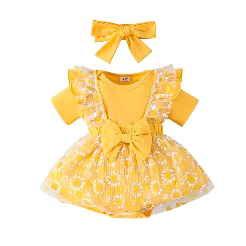 0-18 Months Baby Girl Clothing - огляд і ціна Baby Yellow Clothing Women