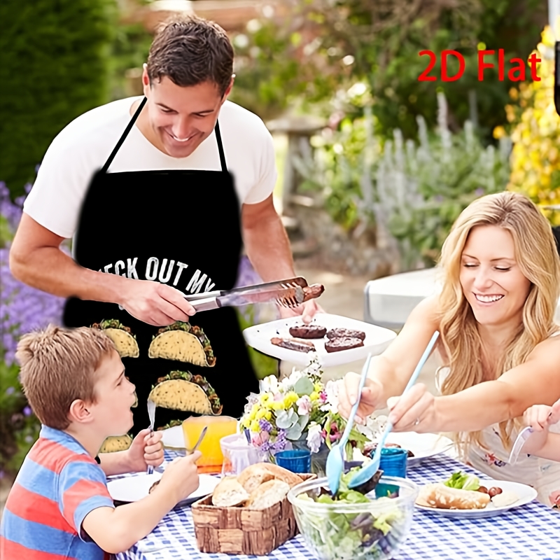 Funny Taco Apron, Check Out My - огляд і ціна Printed Bibs Pack