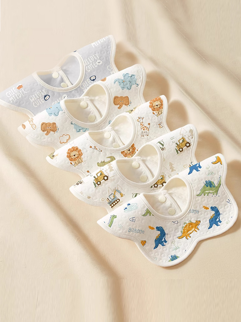 5-Pack Baby Bandana Bibs - Sof - огляд і ціна Printed Bibs Pack