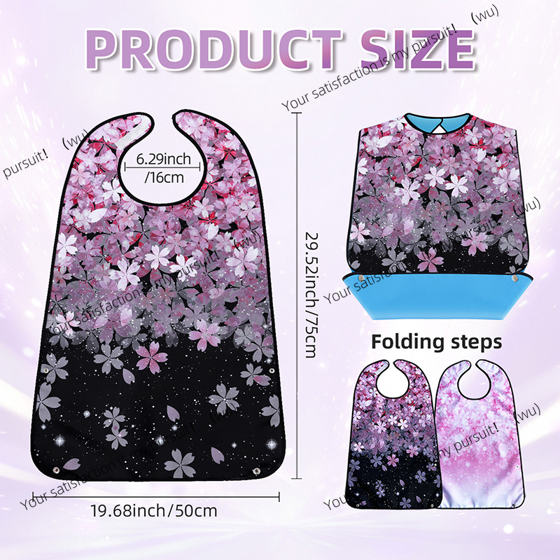 2-Pack Adult Dining Bibs with  - огляд і ціна Printed Bibs Pack