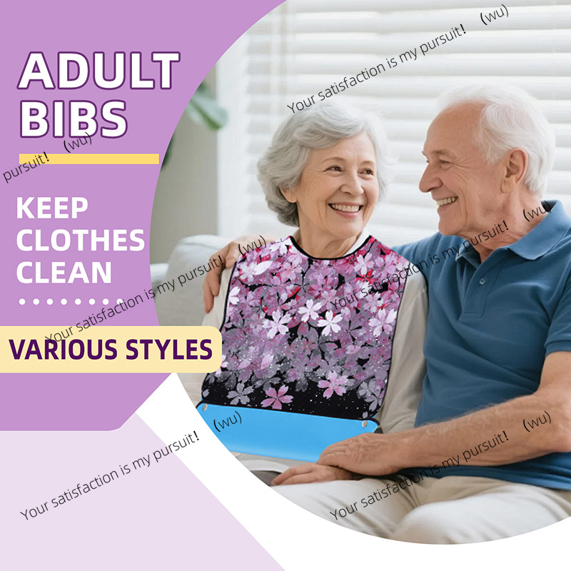 2-Pack Adult Dining Bibs with  - огляд і ціна Printed Bibs Pack