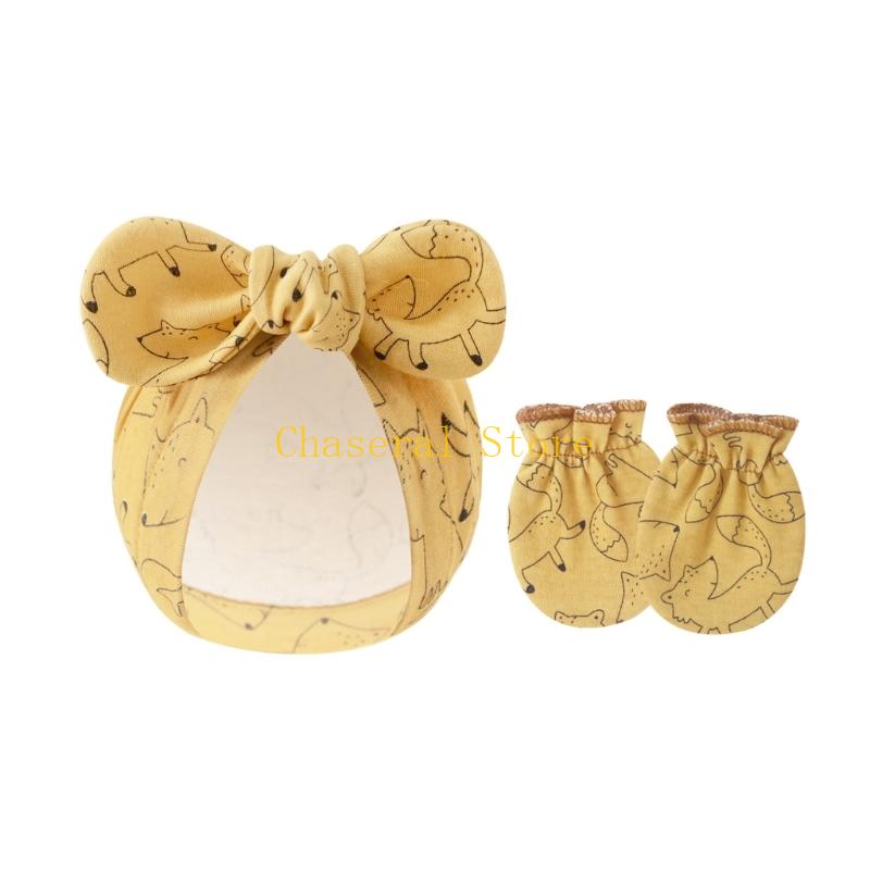 E7CE 4 Set Cotton Infant Bowkn - огляд і ціна Baby Mittens Scratch