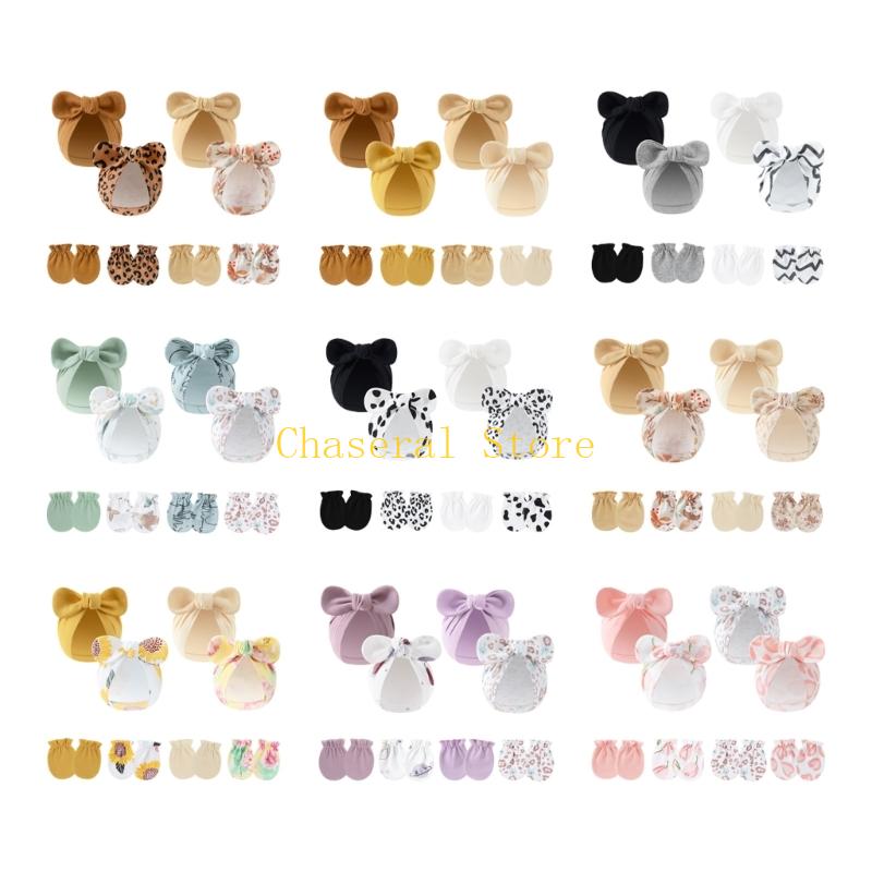 E7CE 4 Set Cotton Infant Bowkn - огляд і ціна Baby Mittens Scratch