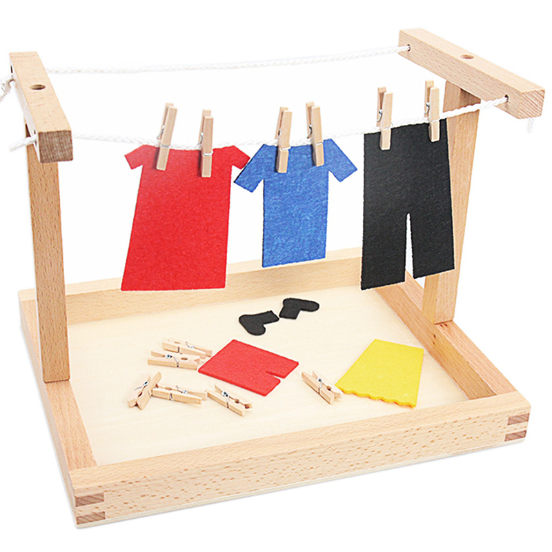 Baby Montessori Wooden DIY Min - огляд і ціна Baby Clothing Kit