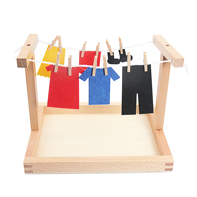 Baby Montessori Wooden DIY Min - огляд і ціна Baby Clothing Kit