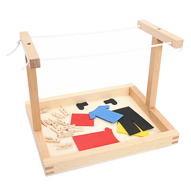 Baby Montessori Wooden DIY Min - огляд і ціна Baby Clothing Kit