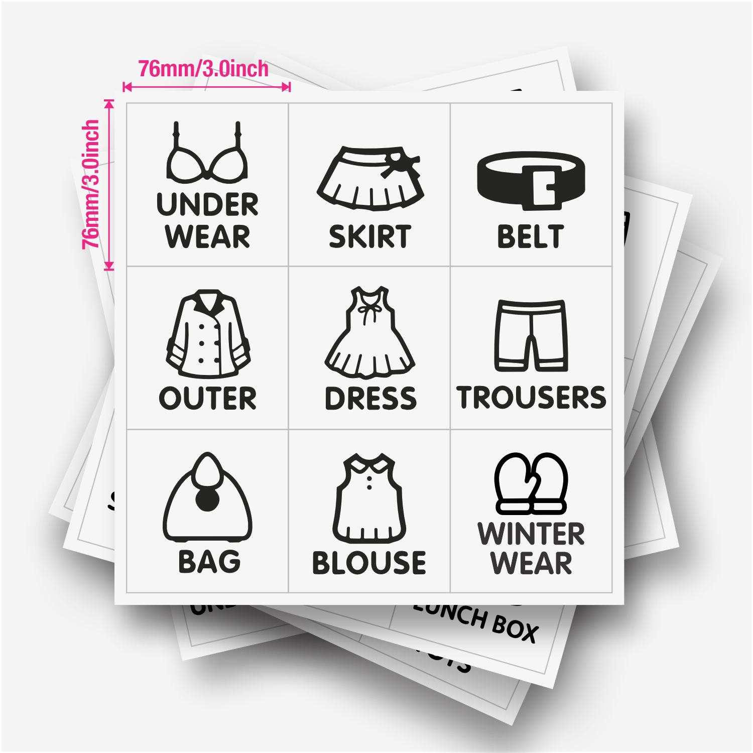 9 pcs/Sheet, Wardrobe Organize - огляд і ціна Baby Clothing Organizer