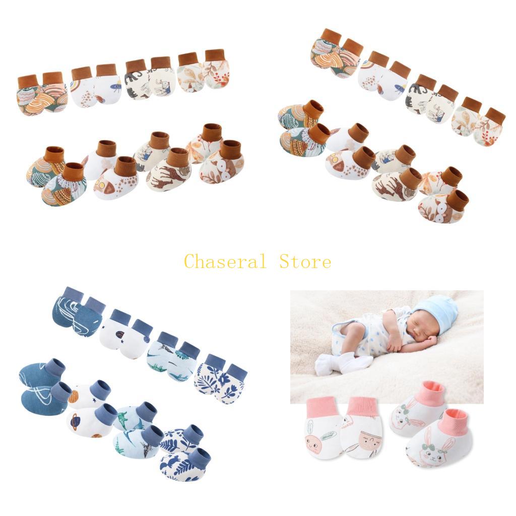 E7CE 4 Set Cotton Baby Mittens - огляд і ціна Baby Mittens Scratch
