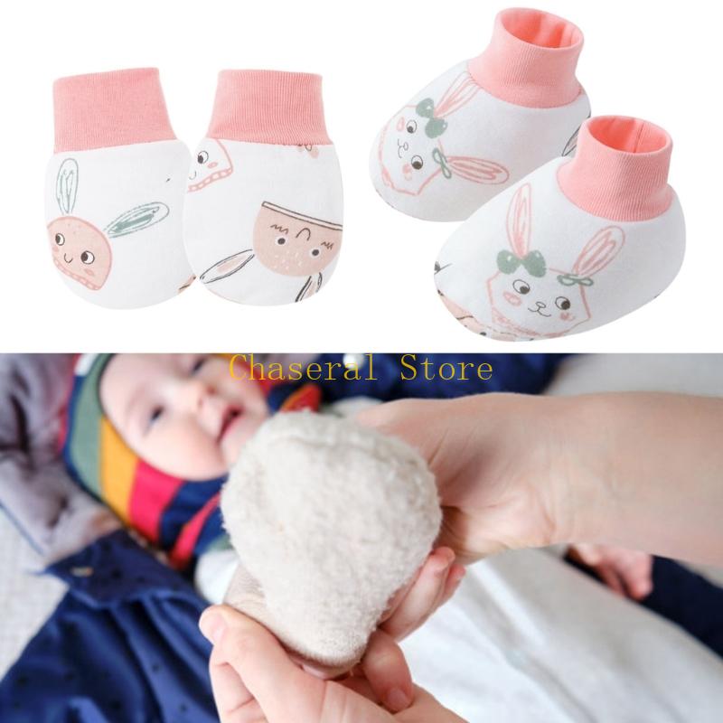 E7CE 4 Set Cotton Baby Mittens - огляд і ціна Baby Mittens Scratch