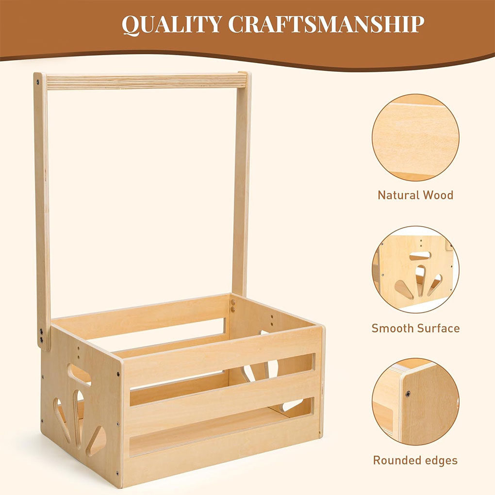 2025 Large Wooden Baby Product - огляд і ціна Baby Clothing Basket