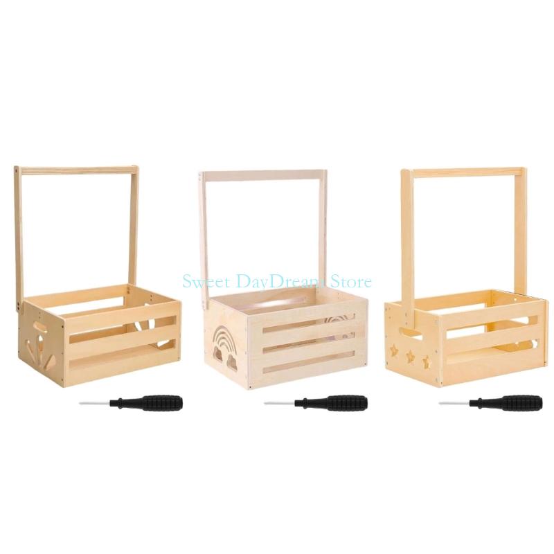 Y88C Wooden Baby Showers Gift  - огляд і ціна Baby Clothing Basket