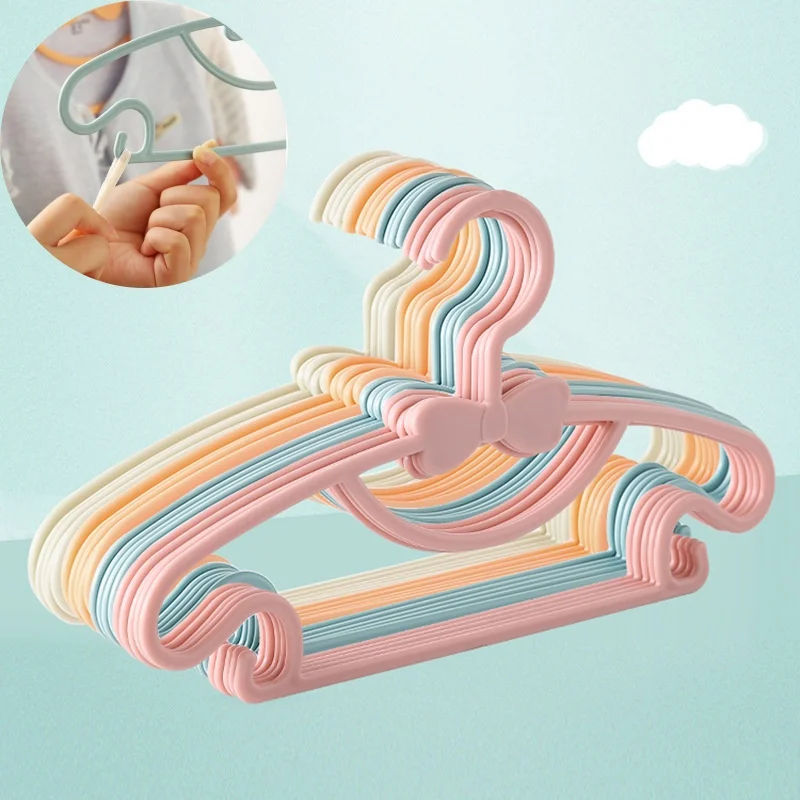 5-50Pcs Baby Hangers Plastic K - огляд і ціна Baby Clothing Organizer